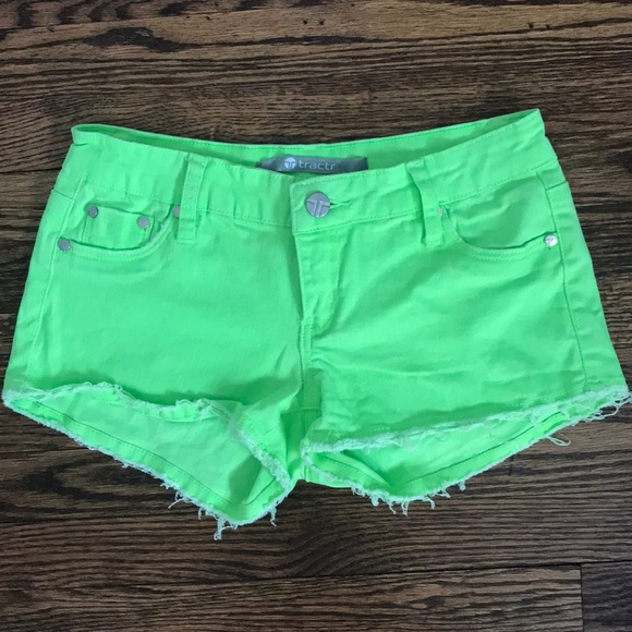 Neon green shorts - Picture 1 of 2